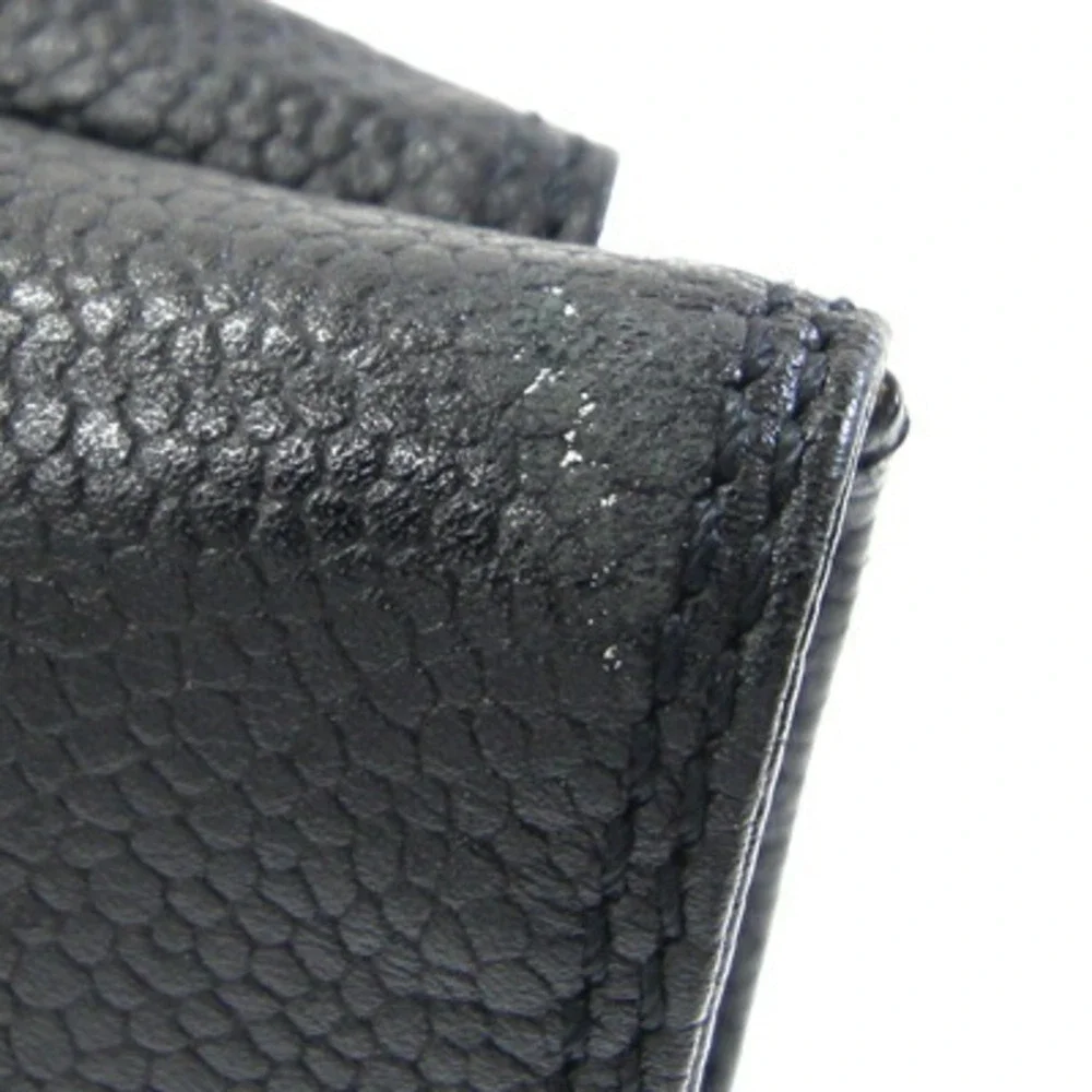 CHANEL Black Caviar Leather Logo Shoulder Bag - Picture 9 of 10